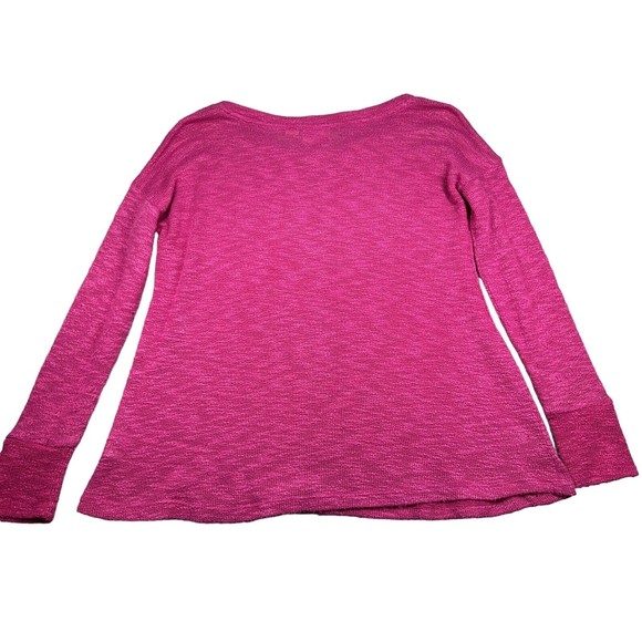 Anthropologie Maeve Pink Loose Knit Top Size Small Sweater - Picture 2 of 6